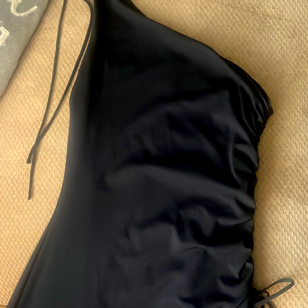 Black long prom dress with slit